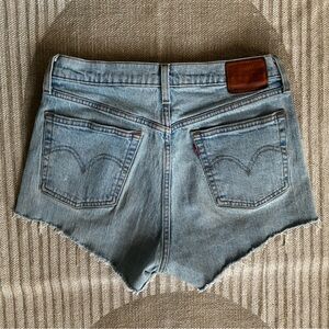 Levi's Blue Jean Shorts High-Waisted Cut-Off 501’s